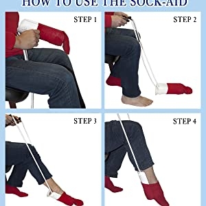 sock aid instruction