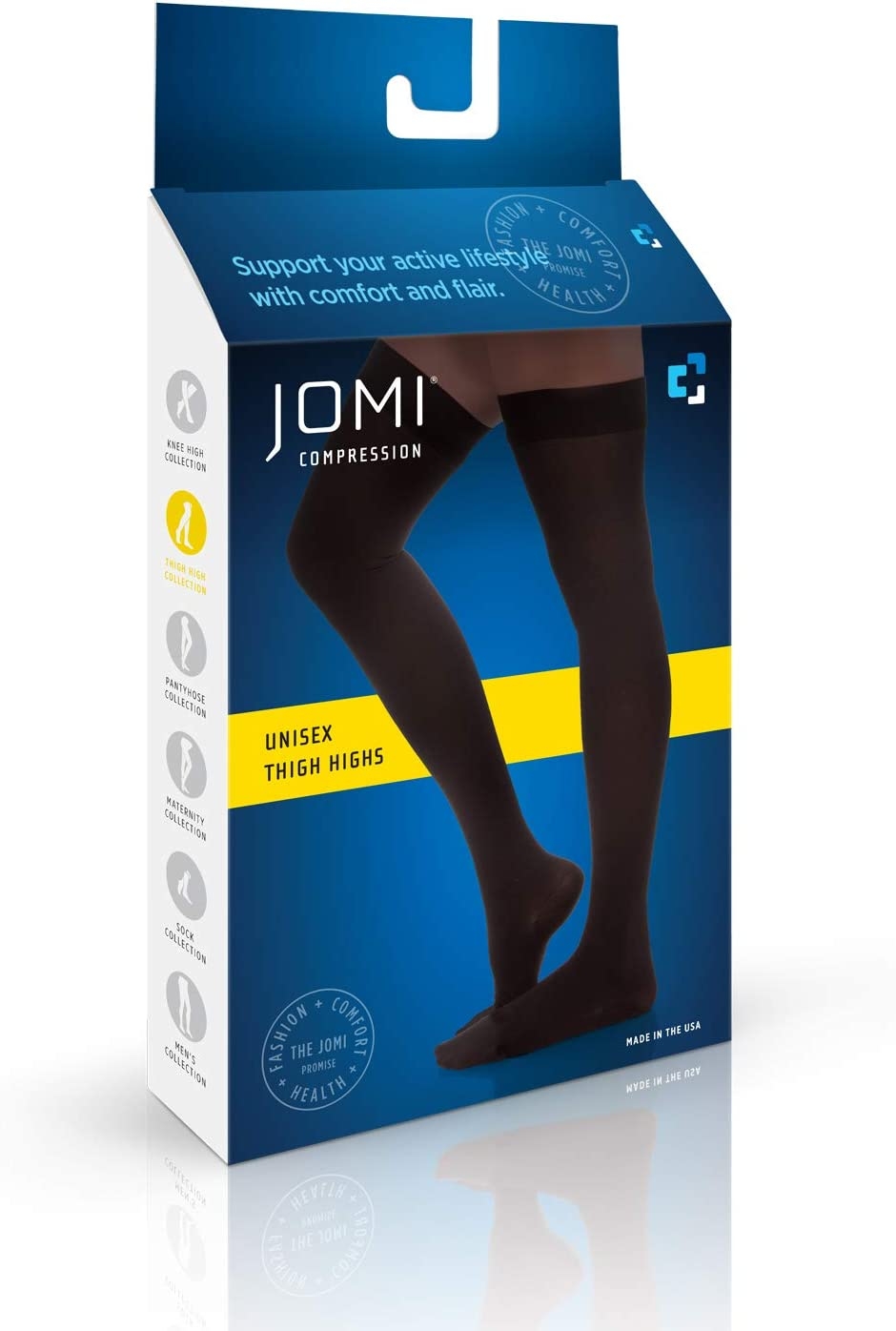 Jomi Compression Thigh High Stockings Collection | Zenith Vascular ...