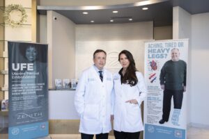 Dr. Phillip Zeni and Dr. Jacqueline Majors at Zenith vascular and fibroid center