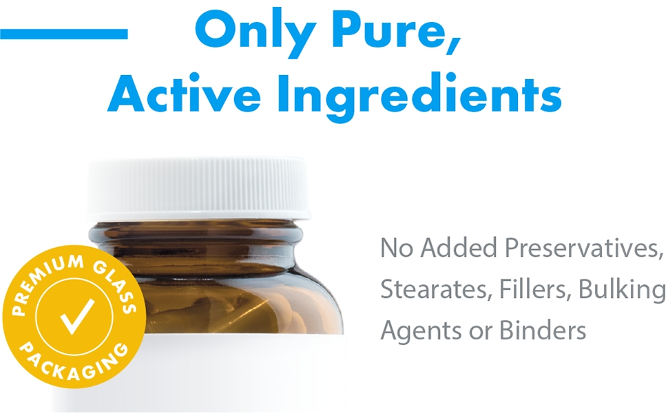 pure active ingredients no fillers binders starches 