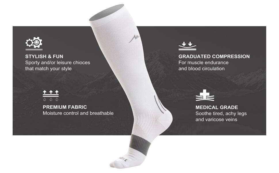 Newzill compression socks 24-7 A+ 4 functions